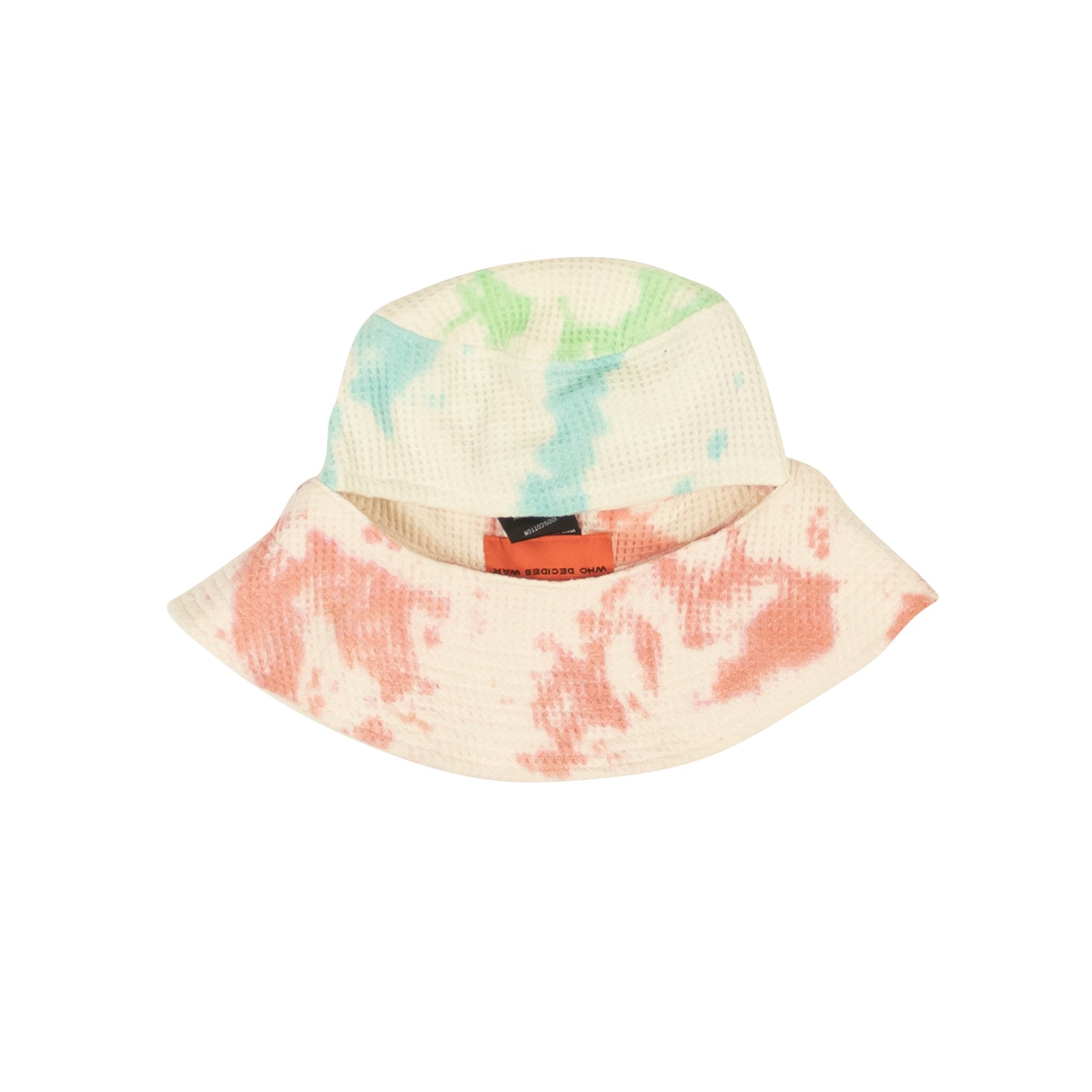 Who Decides War Roygbiv Peak Through Bucket Hat - Ivory/Multi